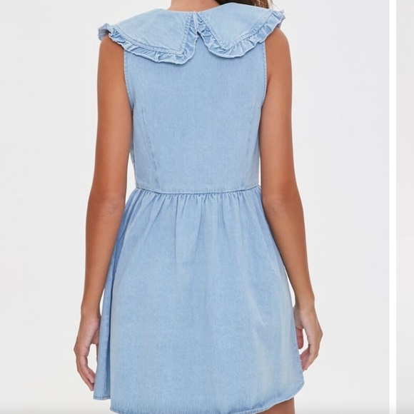 FOREVER 21 Denim Mini Dress - Picture 3 of 12